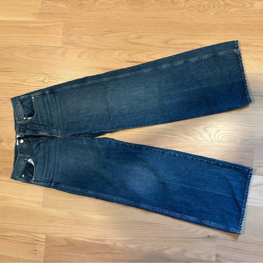 AMO Dark Blue Flare Jeans